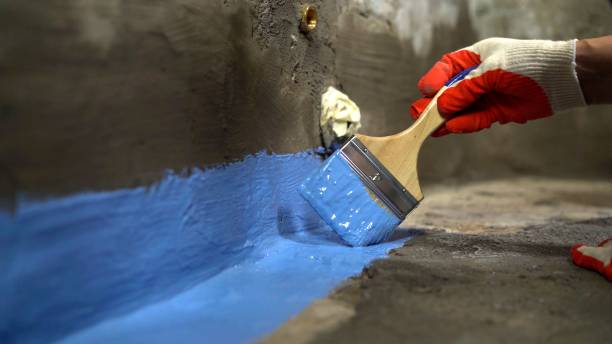 Commercial Emergency Waterproofing project at a New Point, IN business property by SJ Waterproofing Pros